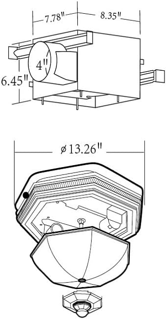Extractor de baño Good Housekeeping 80 CFM, luz LED miniatura 8