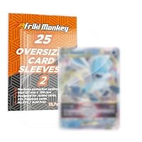 Card Sleeves pour Booster Pack, pochettes pour booster, manches pour enveloppes de 70 x 120 mm, manches de protection pour enveloppes, lot de 50 sleeves Friki Monkey