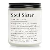 Haukea Best Friend Birthday Gifts for Women, Friendship Gifts for Women, Gift for Friends Bestie BFF Female, Birthday Galentine’s Day Thinking of You - Lavender Scented Candle 9 oz (Friend 2)