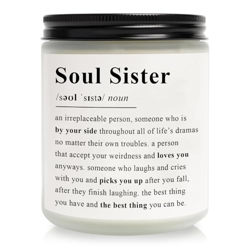 Haukea Best Friend Birthday Gifts for Women Friendship Gifts for Women Gift for Friends Bestie BFF Female Birthday Galentines Day Thinking of You - Lavender Scented Candle 9 oz (Friend 2)