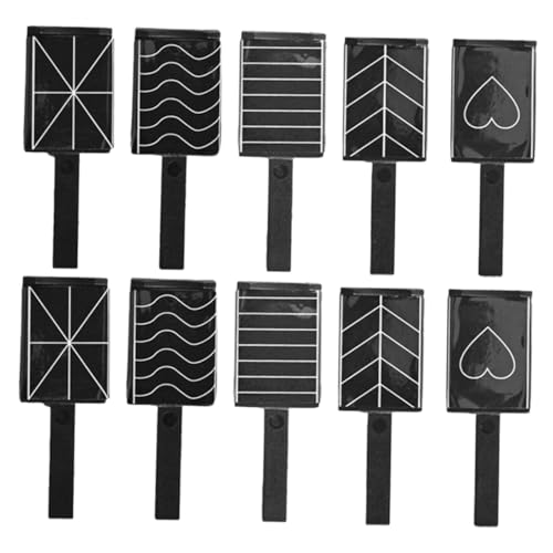 Vaguelly 10 Piezas Imán De Uñas Herramientas De Arte De Uñas Consejos Hola Condujo Salón Ultravioleta Ojos De Gato Imanes Hacer Clavo Incógnita Esmalte De Uñas Magnético Páginas Black