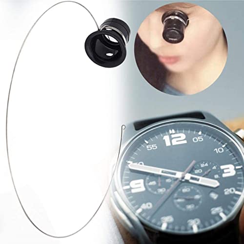 5x 10x ferramenta lupa lupa headband lupa óculos led intercambiáveis 2 lentes substituíveis conjunto