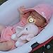 BABESIDE Lifelike Reborn Baby Dolls - 20-Inch Soft Full Vinyl Body Realistic-Newborn Sleeping Baby Girl Doll with Toy Accessories Gift Set for Kids & Collection
