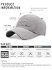 Aisprts Men's Baseball Cap Breathable Sports Cap with Wide Curved Brim UV Protection Hat for Running, Cycling, and Outdoor Activities, Light Grey #2