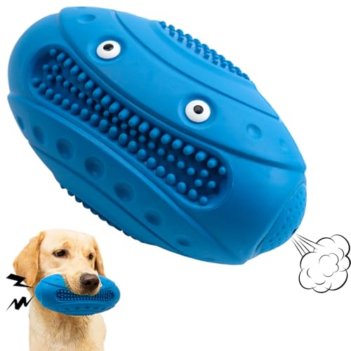 QGGTQG Hundespielzeug aus Naturkautschuk, Hundespielzeug Unzerstörbar, Interaktives Kauspielzeug Hund zur Zahnreinigung und Angstlinderung, Dog Toys für Kleine, Mittelgroße und Große Hunde