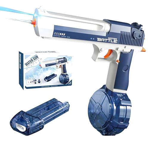 Image of Crackles Automatic Water Gun for Kids - Rechargeable High-Pressure Water Gun | Electric Water Gun Toy | Holi Pichkari for Boys & Girls | Summer Outdoor Water Blaster Random Color