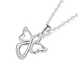 Ausgezeichnetes Geschenk: Silber Kette Verpackt in ein elegantes Schmuckkästchen, damit sie ihren Einkauf genießen.z.B. zum Geburtstag, zu Weihnachten, zum Valentinstag oder Hochzeitstag,absolut ist das beste Geschenk für Familienmitglieder, Liebhaber, Klassenkameraden, Mütter und Menschen, die voller Dankbarkeit sind