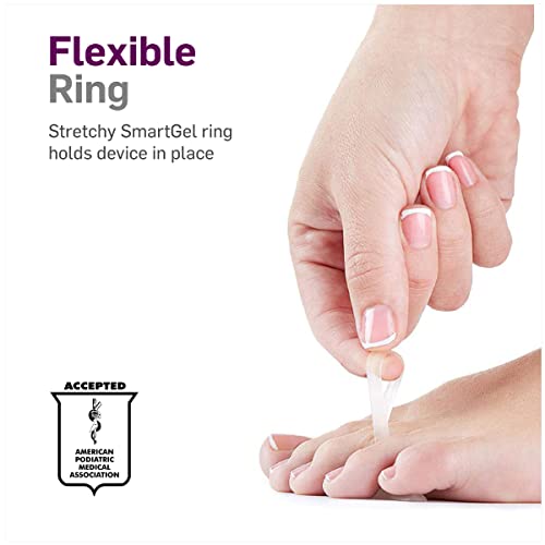 NatraCure Gel Hammer Toe Crest Pads (Left/Right) - 1 Pair – (Toe Straightening Cushion, For Mallet Toes and Overlapping Toes) - 3035-M CAT - Thumbnail 4