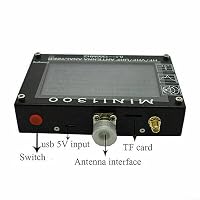 Mini1300 4,3 Zoll LCD 0,1-1300 MHz HF/VHF/UHF ANT SWR Antennenanalysator-Messgerät Tester – Ansicht 4