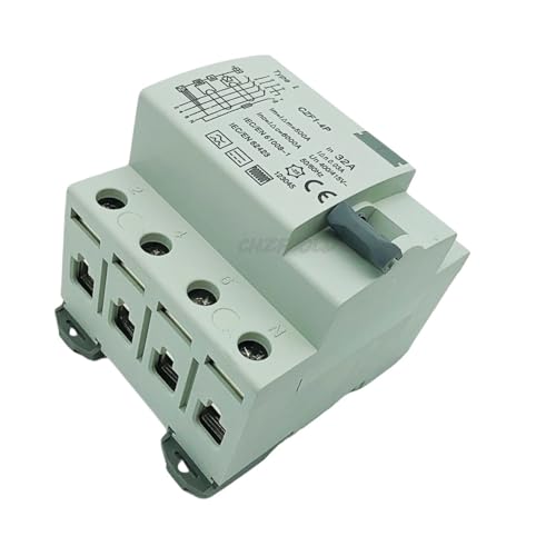 Disjoncteur DC Type B RCCB RCD 4P 16A 30mA interrupteur differentiel miniature - 6