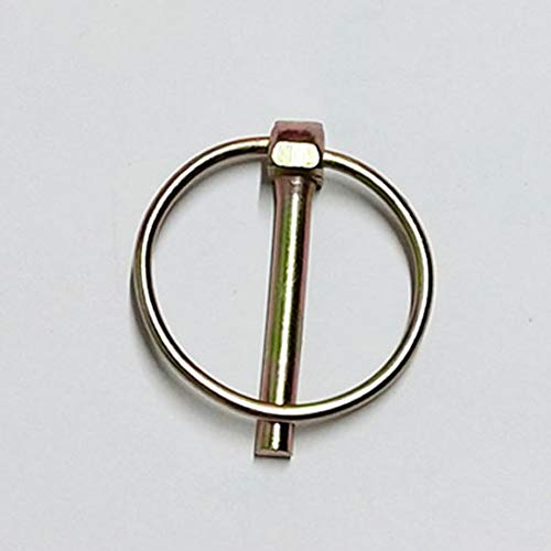 10 Pieces Pin Size 1/4" X 1-3/4" Heavy Duty Linch Pin Lock Pin Clips Tractor Lynch Pin Lynch Pin Fastener Assortment Kit For Farm Tractors Trailers Trucks Mowers Trolley Horsebox #TOP1