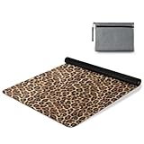 ALAZA Leopard Skin Leopard Print Yoga Mat Non Slip Fitness Exercise Mat, Workout Mat for Yoga, Pilates and Floor Exercises