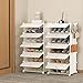 HOMIDEC Shoe Storage, 10-Tier Shoe Rack Organizer for Closet 20 Pair Narrow Shoes Shelf Cabinet for Entryway, Bedroom and Hallway