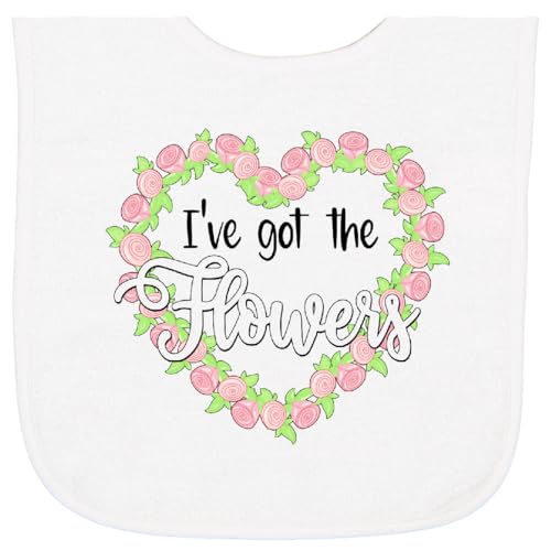 inktastic I've Got the Flowers- Wedding Party Baby Terry Cloth Bib