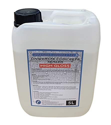 Universal Concrete Sealer - High Gloss Finish Concrete Seal Sealant (5 litres)