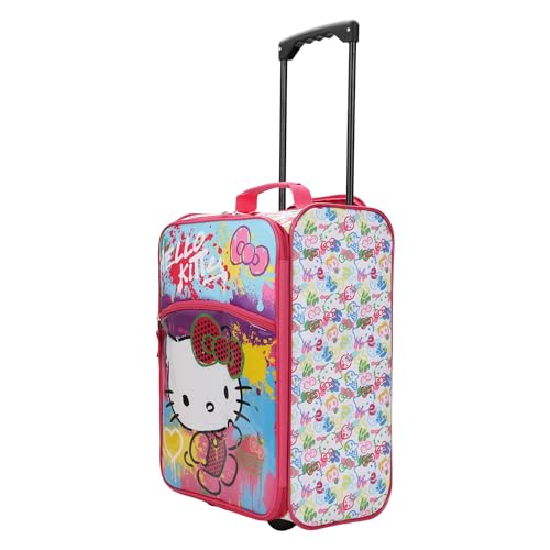 Hello Kitty Paint Splatter 18" Kids Suitcase by Bioworld - Image 2