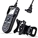 Produktbild JJC Timer Fernbedienung mit Stativ Halter Klemme für Canon EOS 1D Mark IV, 5D, 5D Mark II, 5D Mark III, 5D Mark IV, 5DS, 5DS R, 6D Mark II, 7D Mark II Ersetzt Canon RS-80N3, TC-80N3