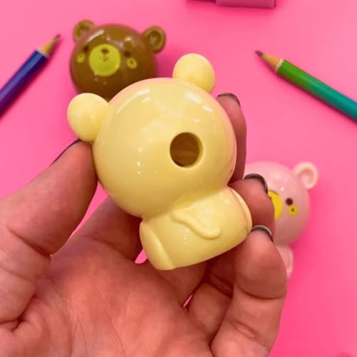 Apontador Com Depósito Tris Ursinho Display 12 Unidades