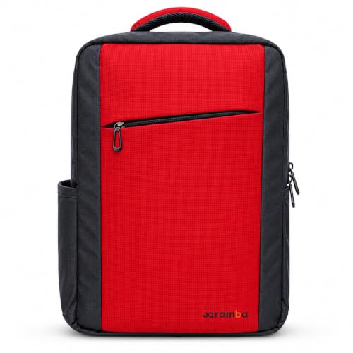 Image of CARAMBA CARRYMATE 26.5L Overnighter Laptop Backpack | Water Resistant Travel Bag with 15.6 inch Padded Laptop Sleeve, Trolley Strap & Dual Compartments for Office, Business, College Men & Women