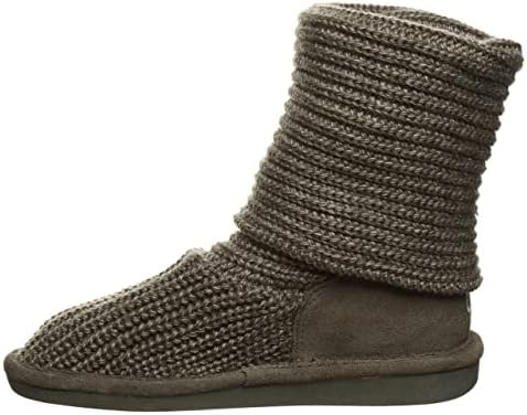 Bearpaw Knit Tall - 658w - Women's Sweater Boots Grey - 7