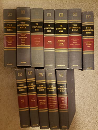 The Interpreter’s Bible 12 Volume Set King James Version