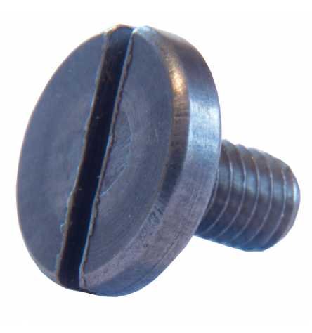 Reidl Flachkopfschrauben mit Schlitz, großer Kopf 5 x 8 mm DIN 921 A1 blank 100 Stück