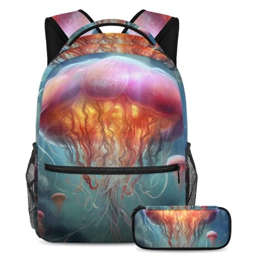 Sac à dos méduse rose Fairytale idéal pour l'école et les sorties