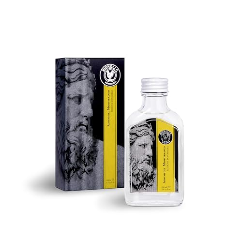 Bignoli Lozione Dopobarba Uomo Profumata – After Shave Uomo agli Agrumi del Mediterraneo | Lozione Dopobarba Lenitiva, Tonificante e Rinfrescante – 100ml