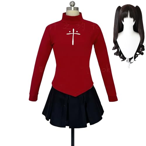[エルフ森林] 遠坂凛 コスプレ セイバー 間桐桜 コスプレ衣装 制服 常服 コスプレ用衣装 撮影用 文化祭 イベント コスチューム 仮装 cosplay (遠坂凛衣装, M)