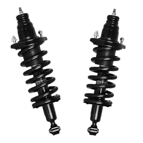 OREDY Pair Rear Struts w/Coil Spring for 2001 2002 2003 2004 2005 Honda Civic Sedan Coupe (Not Si) Quick Strut Shock Absorber Assembly - 171340L 171340R