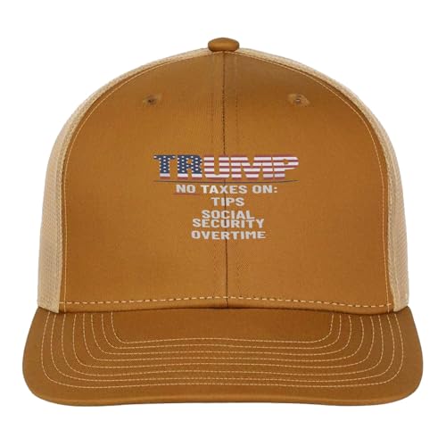 No Taxes On Tips Social Security Overtime TeeHiking Hats for