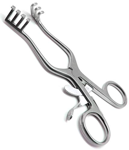4 Pcs Weitlaner Retractors 4.5", 5.5", 6.5", 7" Blunt 3X4 Prong Surgical Veterinary Stainless Steel Instruments #TOP3