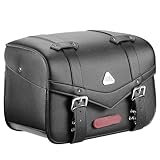 KEMIMOTO サイドバッグ 25L バイク用 サドルバッグ バック 撥水対応 小物収納 取付簡単 ブラック KM5431