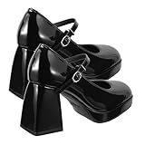 Tacones altos de moda: fáciles de poner y quitar, estos zapatos de tacón alto se sentirán muy cómodos usarlos, tacones altos para mujeres