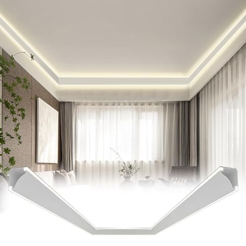 Innovz Aluminum LED Lighting Coving White, Dual Side Led Strip