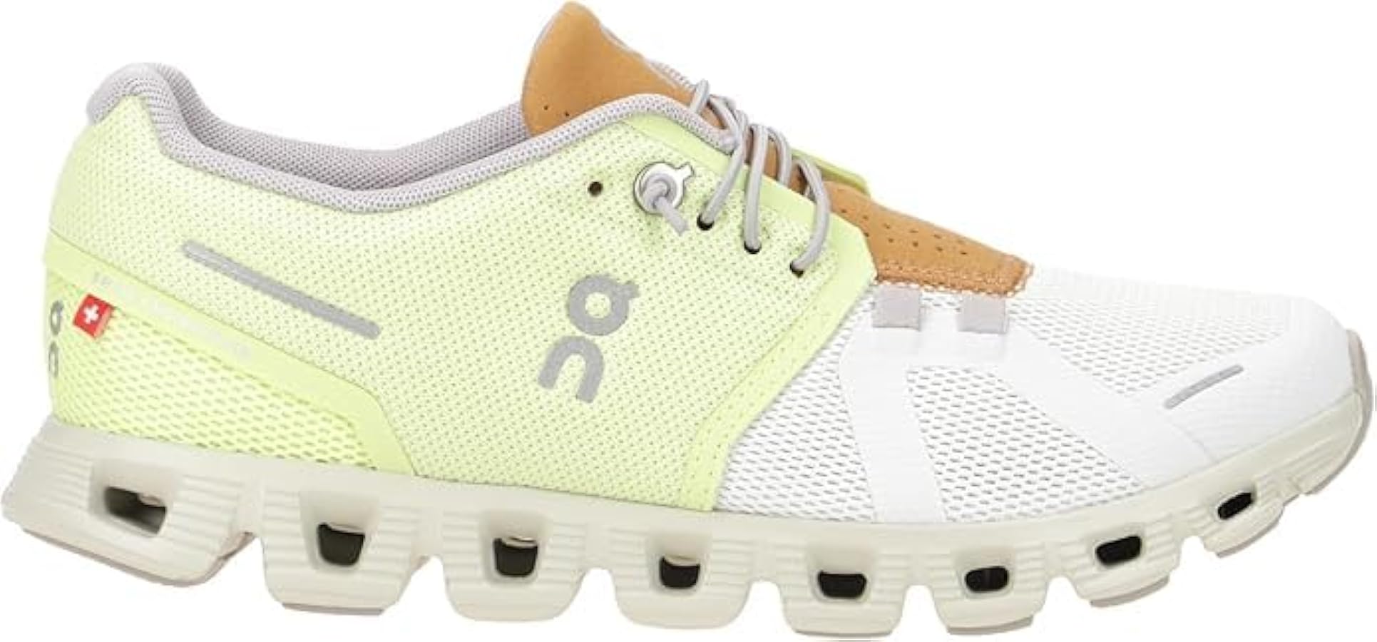 Amazon.com | On Women's Cloud 5 Sneakers, Hay/Ice, 11 Medium US