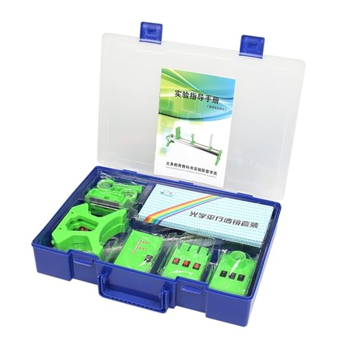 EUQKKWLOY Optical Experiment Box Optical Bench Small Hole Imaging Concave and Convex Lens Physical Optical Teaching Science Experiment Optical Lens Pinhole Imaging Optics Equipment Tools Physics - Image 8