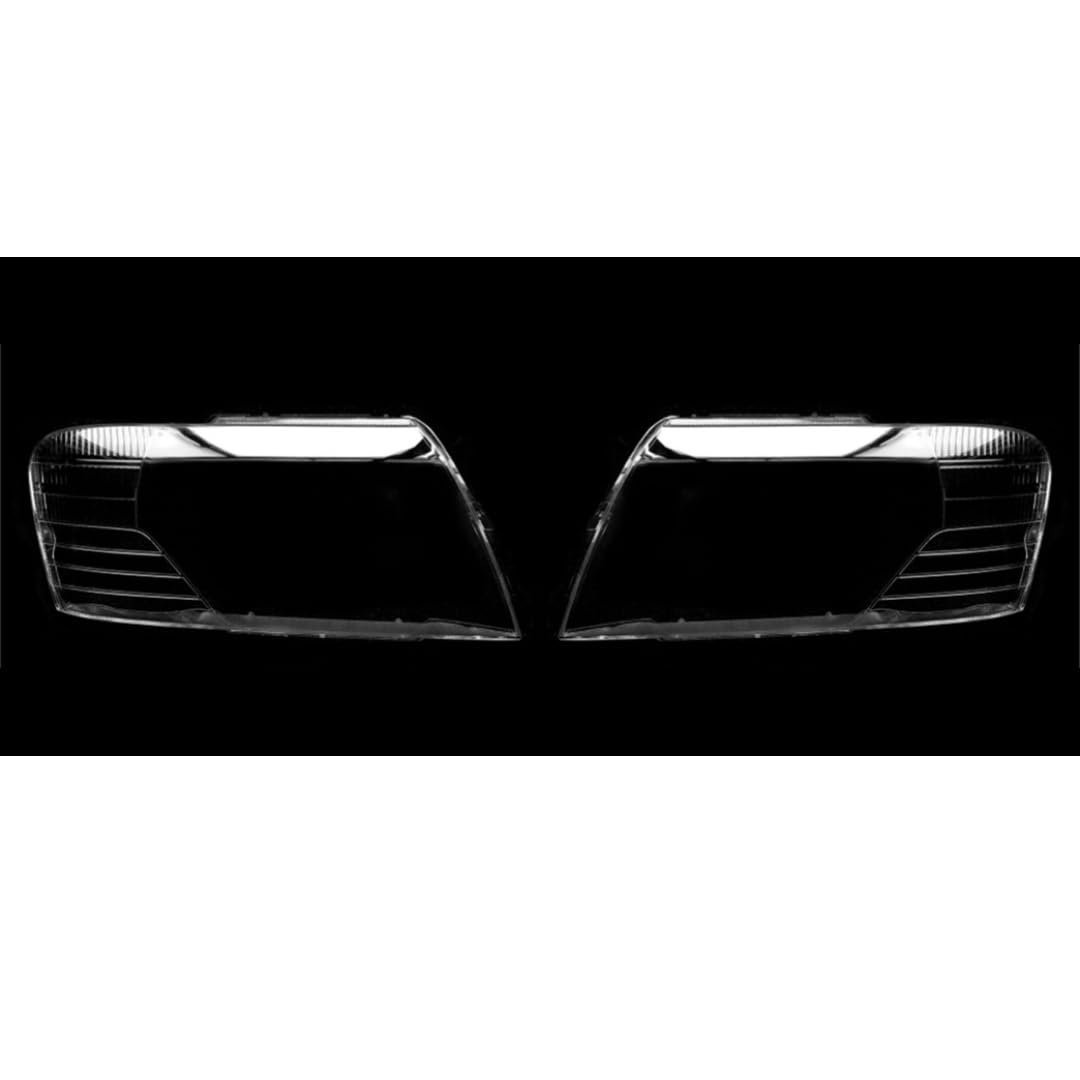 Oulesh Headlight Lens Cover for Mitsubishi Pajero V73 V75 V77 2003-2011, 1Pair Car Front Headlight Cover Transparent Lampshade Headlamp Shell