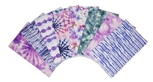 Tissu matelassé 100% coton de qualité supérieure pour patchwork tie & dye unique - 7