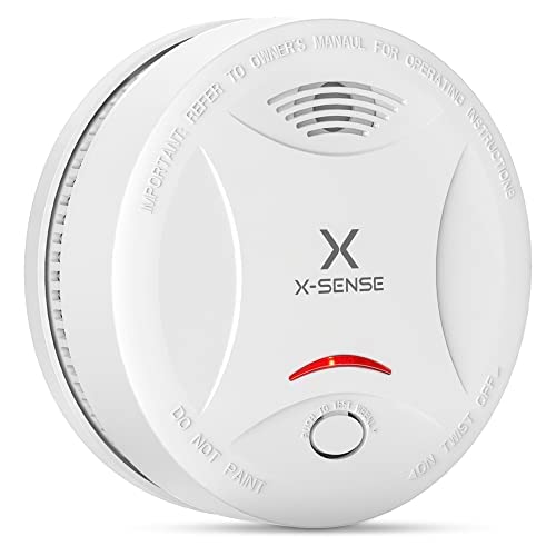 X-Sense Détecteur de Fumée, Certifié VdS & TÜV Selon EN14604, avec 10 Ans de Durée de Vie de la Pile, Alarme Incendie Intelligente, et Capteur Photoélectrique SD13 (Lot de 1) Cover