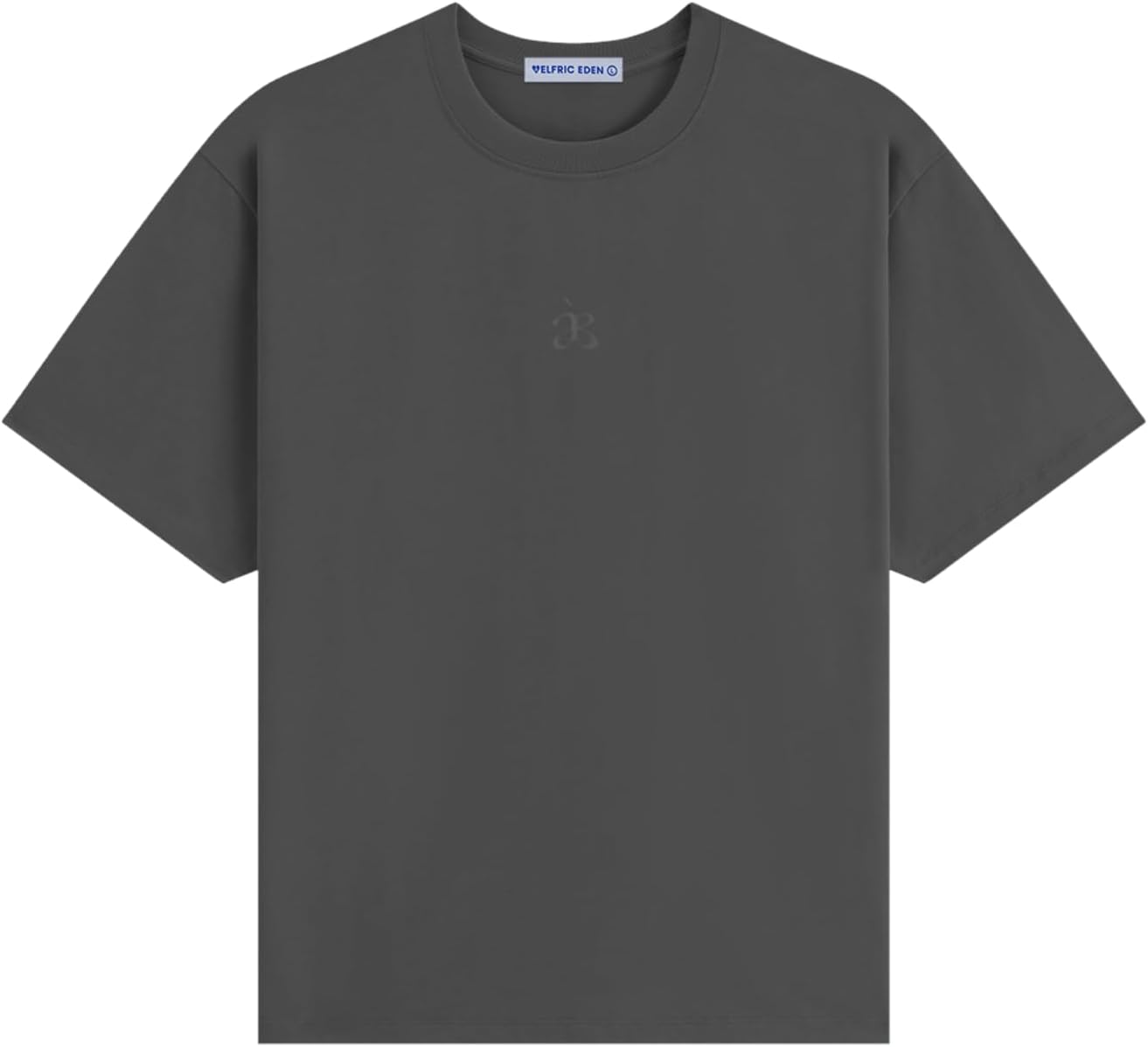 Aelfric Eden Mens Oversized T-Shirts Cotton Crewneck Short Sleeve Casual Solid Color Basic Tee Summer Streetwear Tops