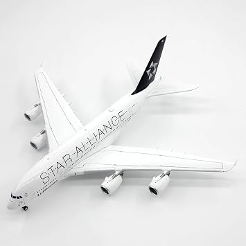 ACE HOBBY for Phoenix for Lufthansa for Airbus A380 D-AIMO Star Alliance 1400 Aircraft Pre-Built Model