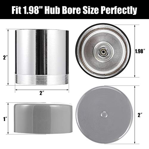 image for CZC AUTO 1.98 Inch Bearing Protectors with Protective Bras for Trailer