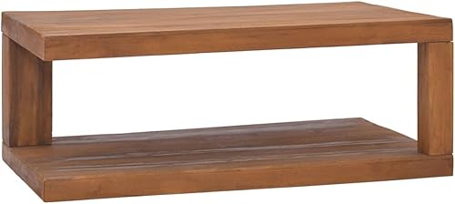 Miniatura 5 de Juego de mesa auxiliar, mesa auxiliar de tronco, adecuada para sala de estar, oficina, balcón, estudio, sala de estar familiar, 35.4 x 19.7 x 13.8