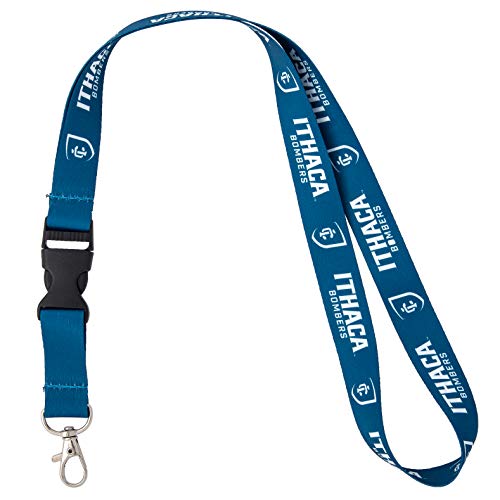 Desert Cactus Ithaca College Lanyard Bombers Car Keys ID Badge Holder Keychains Detachable Breakaway Snap Buckle Lanyards (Blue)