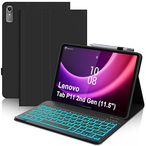 IVEOPPE Funda Teclado para Lenovo Tab P11 2nd Gen 11.5', Teclado Español Ñ Bluetooth...