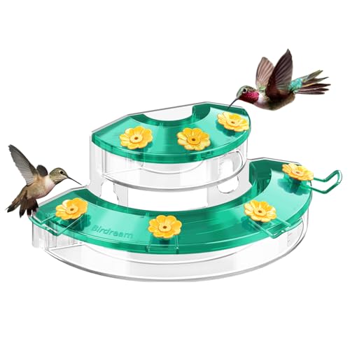 Birdream Window Hummingbird Feeders for Outdoors, with Strong Suction Cups