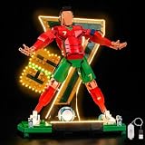 Zestaw oświetleniowy LED Kompatybilny z Lego 43016 Cristiano Ronaldo – Legenda Piłki Nożnej (bez modelu), zestaw do dekoracji oświetleniowej Kompatybilny z klockami Lego 43016