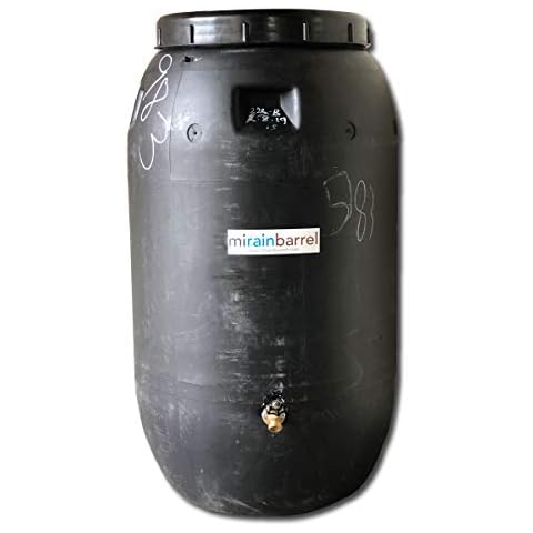 Rain Barrel, DIY Kit, Used Food Grade Barrel, Upcycled, 63 Gallon Size Cover
