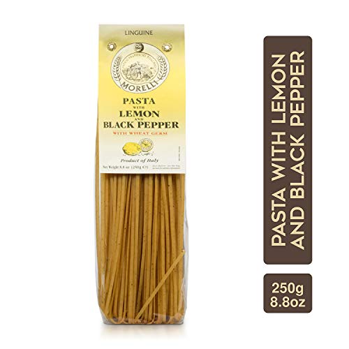 Pastificio Morelli Durum Wheat Pasta with Lemon Pepper, 8.8 Ounce